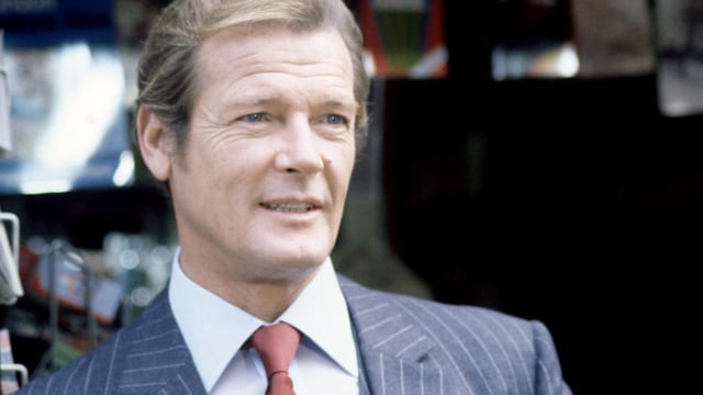 Roger Moore is James Bond during the filming of the 1983 James Bond spy movie, 'Octopussy' 