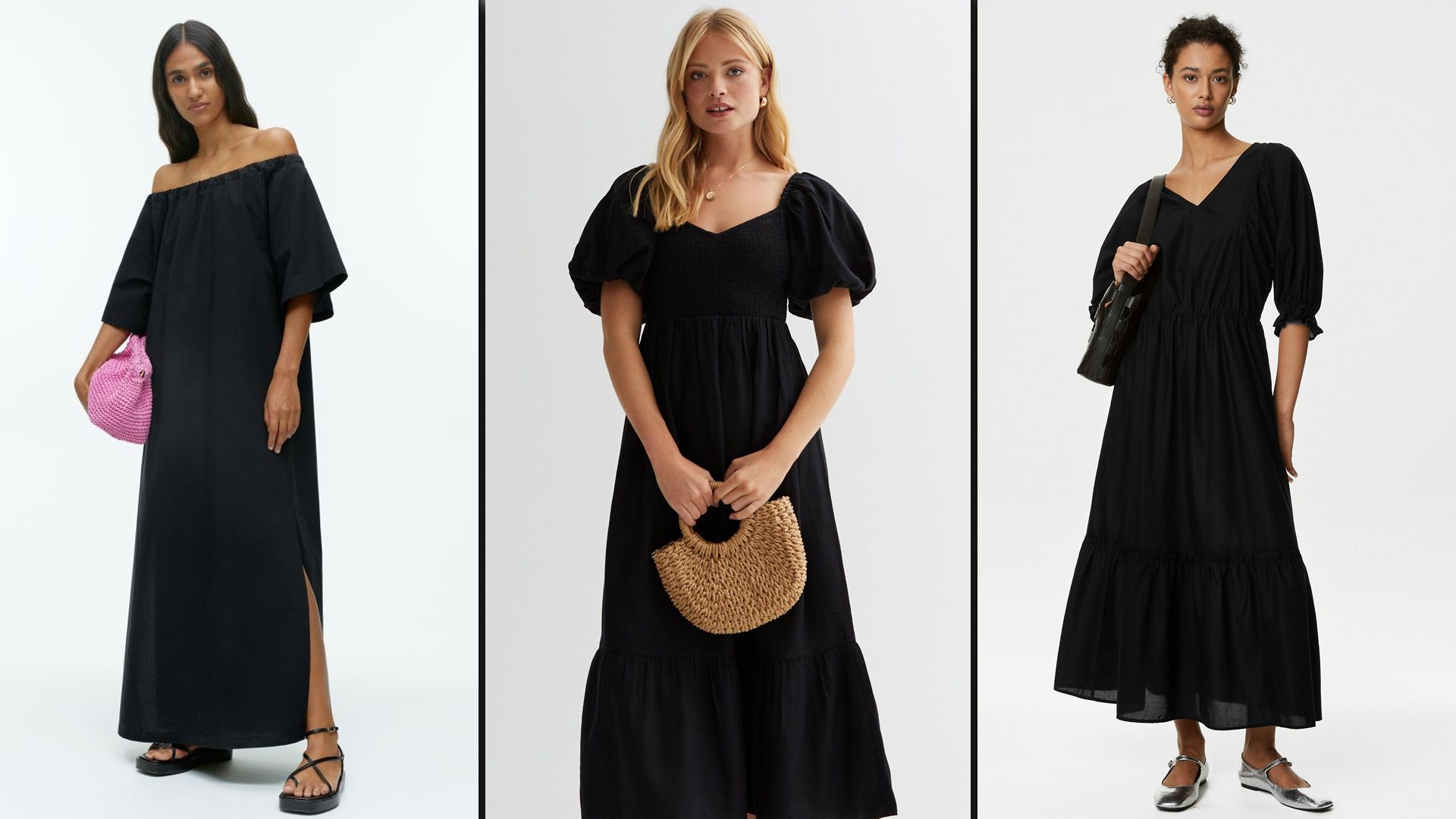 MANGO Lake Dress Black 4 at Amazon Women's Clothing store