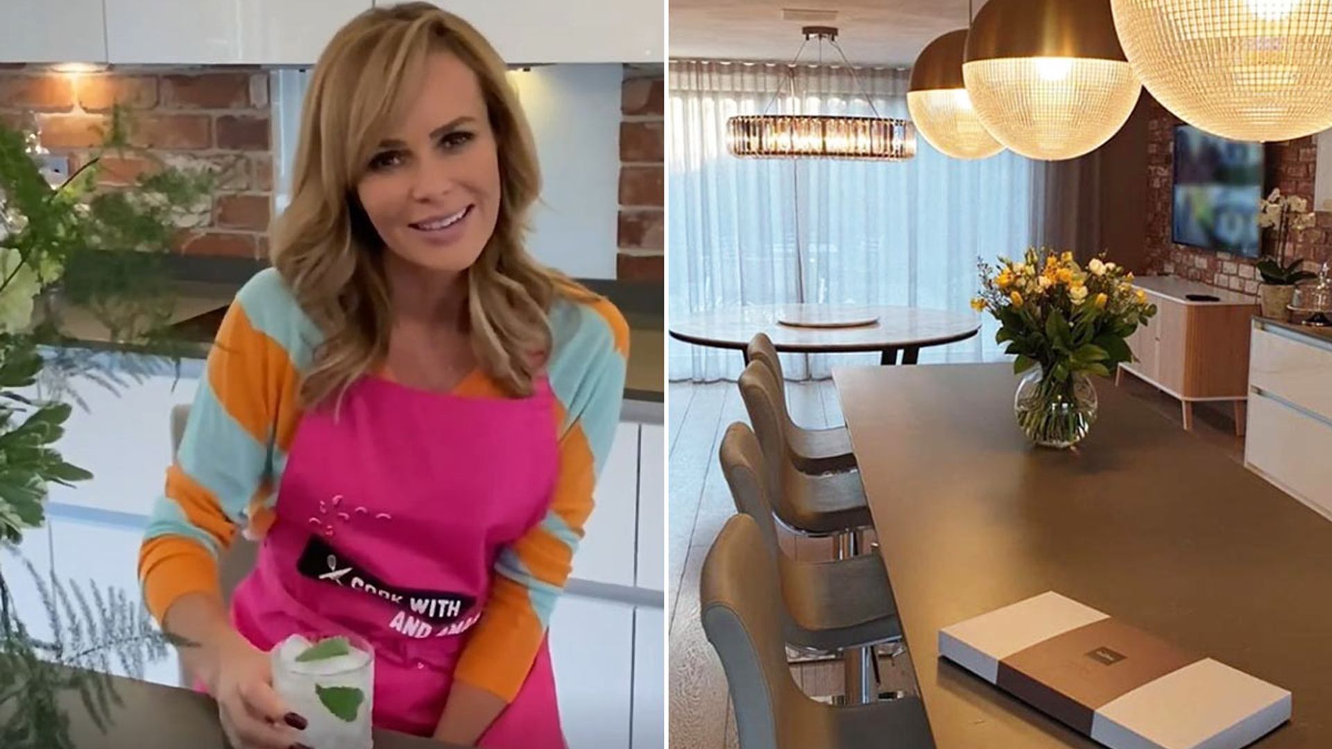 amanda holden home kitchen