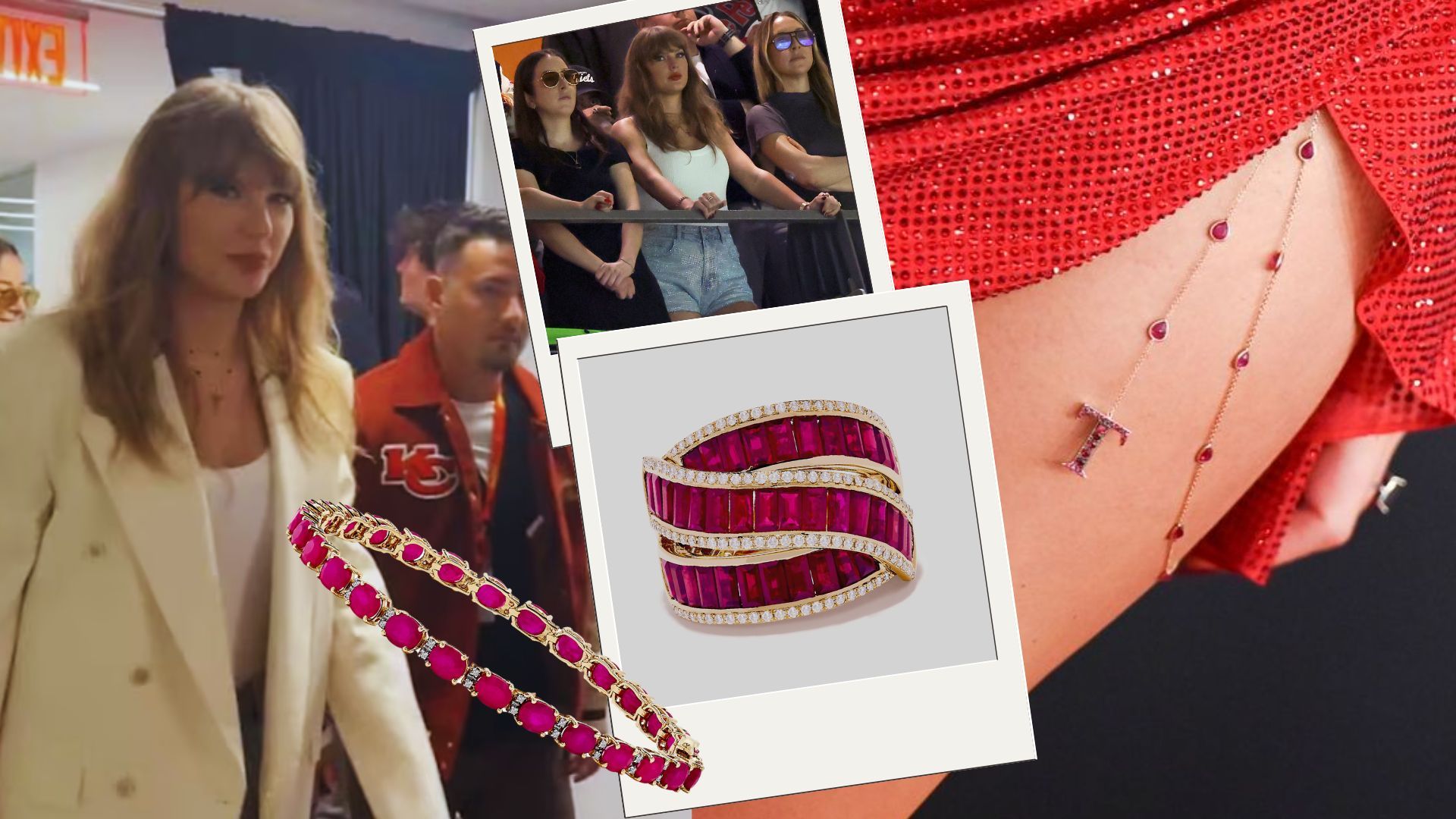 taylor swift jewellery superbowl 2025