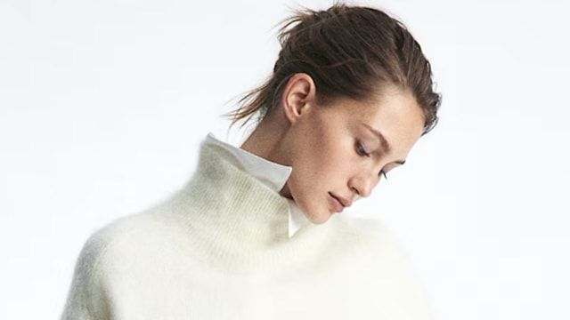 Mohair-blend turtleneck jumper from H&M