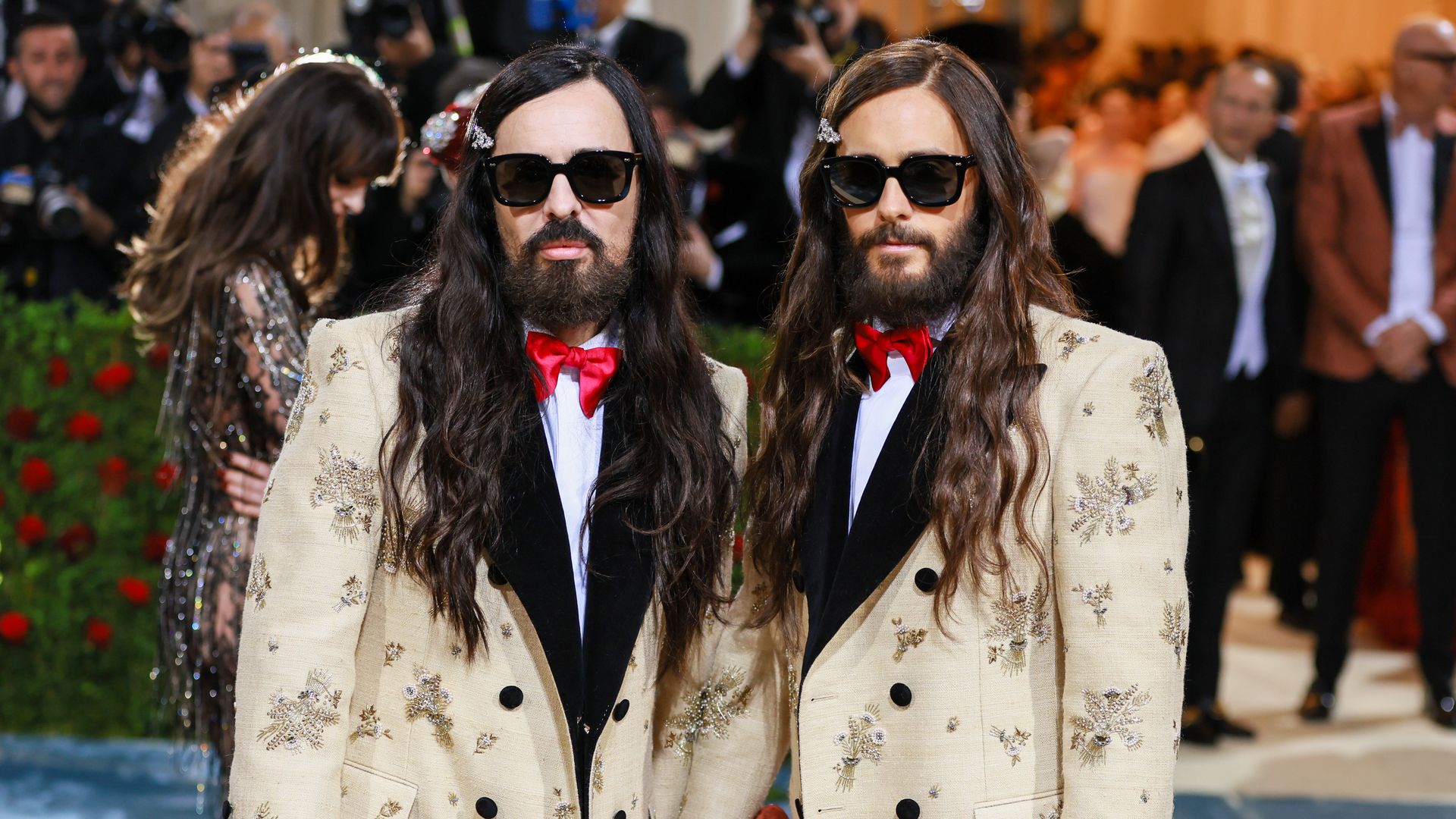 Alessandro Michele and Jared Leto attend The 2022 Met Gala 