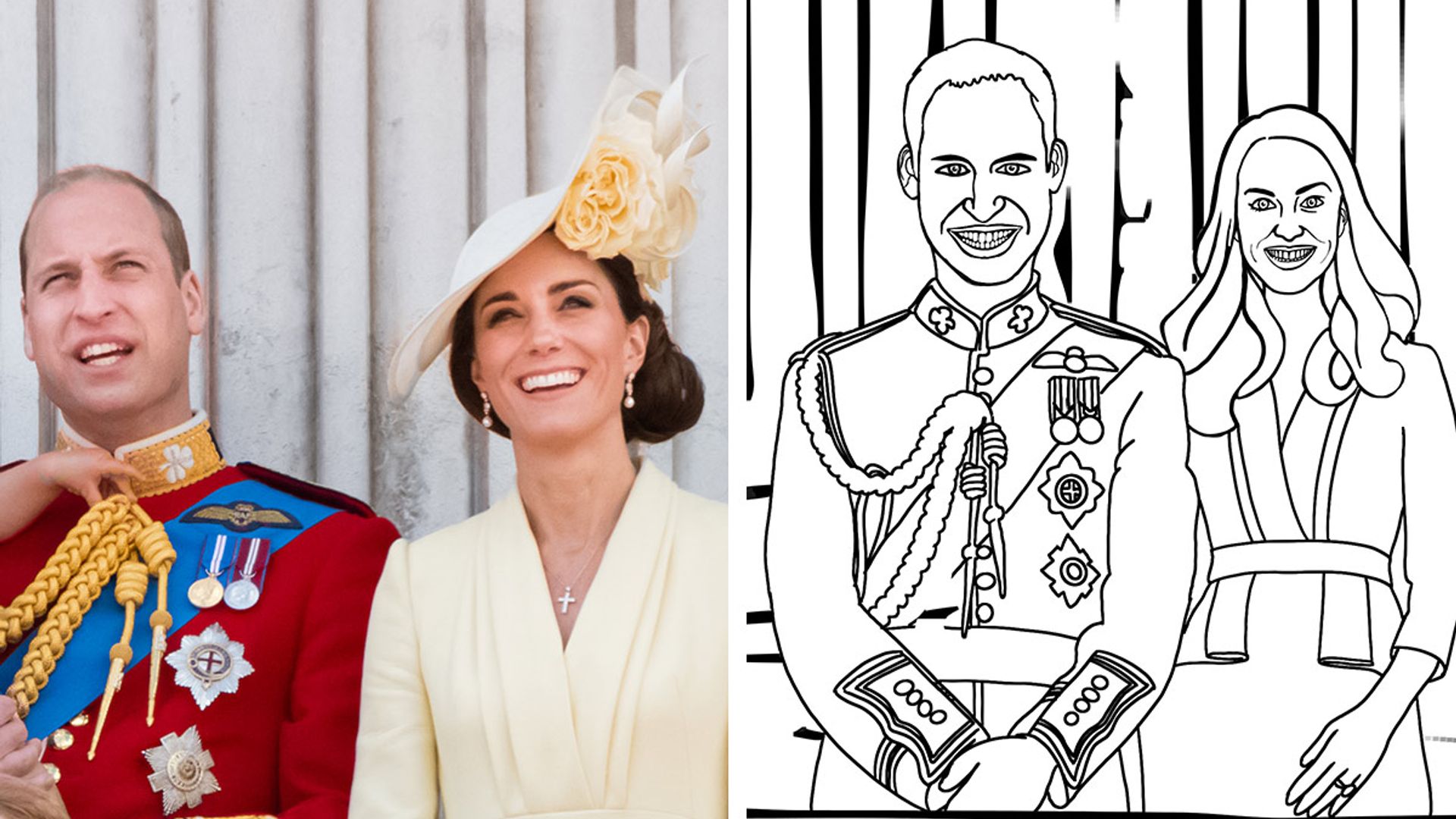 colour in kate and william 