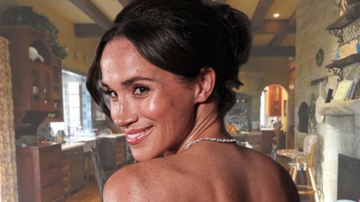 Meghan Markle wears pinny in rustic country kitchen - see new look inside mansion