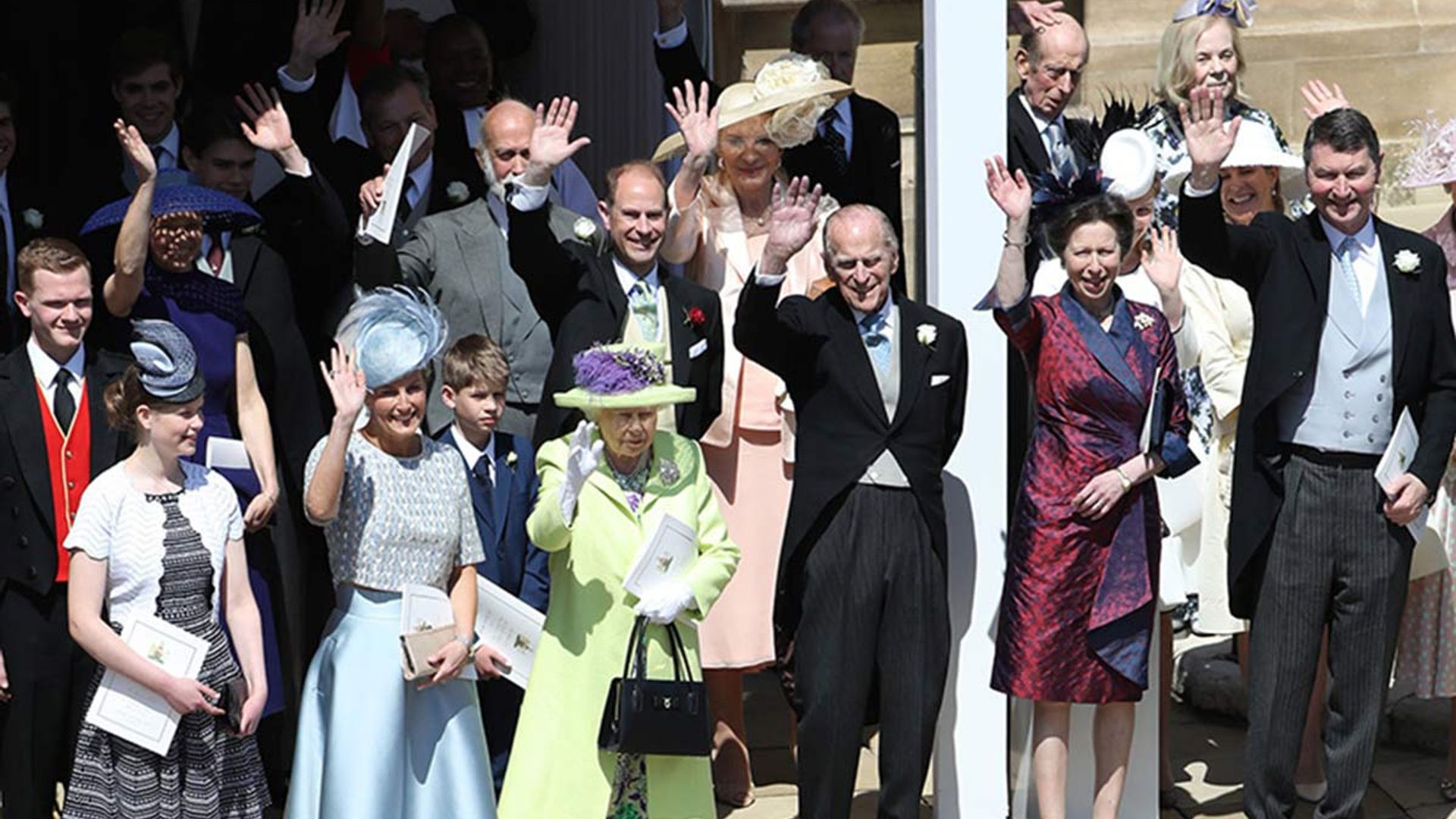 royal family at wedding