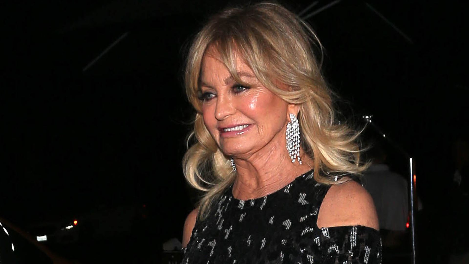 Goldie Hawn stuns in black lace dress in sun-kissed photo during quality time with famous family