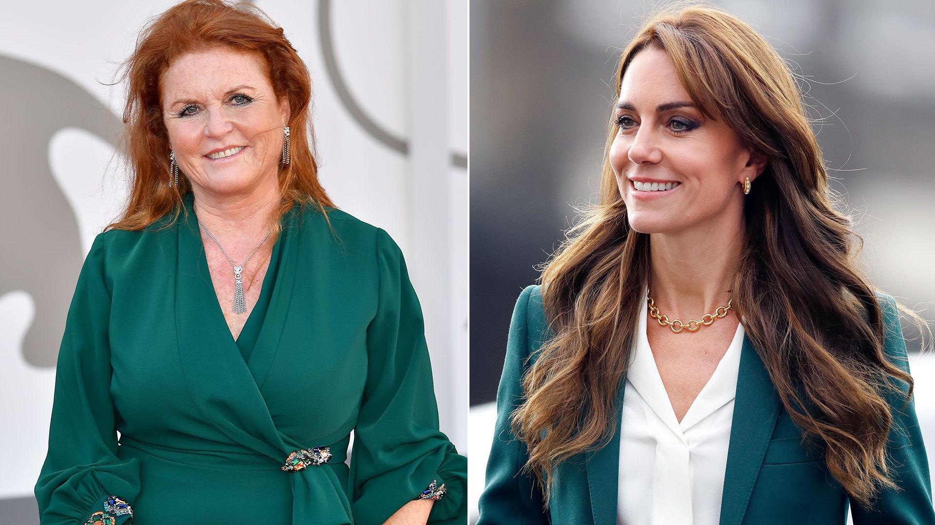 Sarah Ferguson channels the Princess of Wales in slinky evening gown