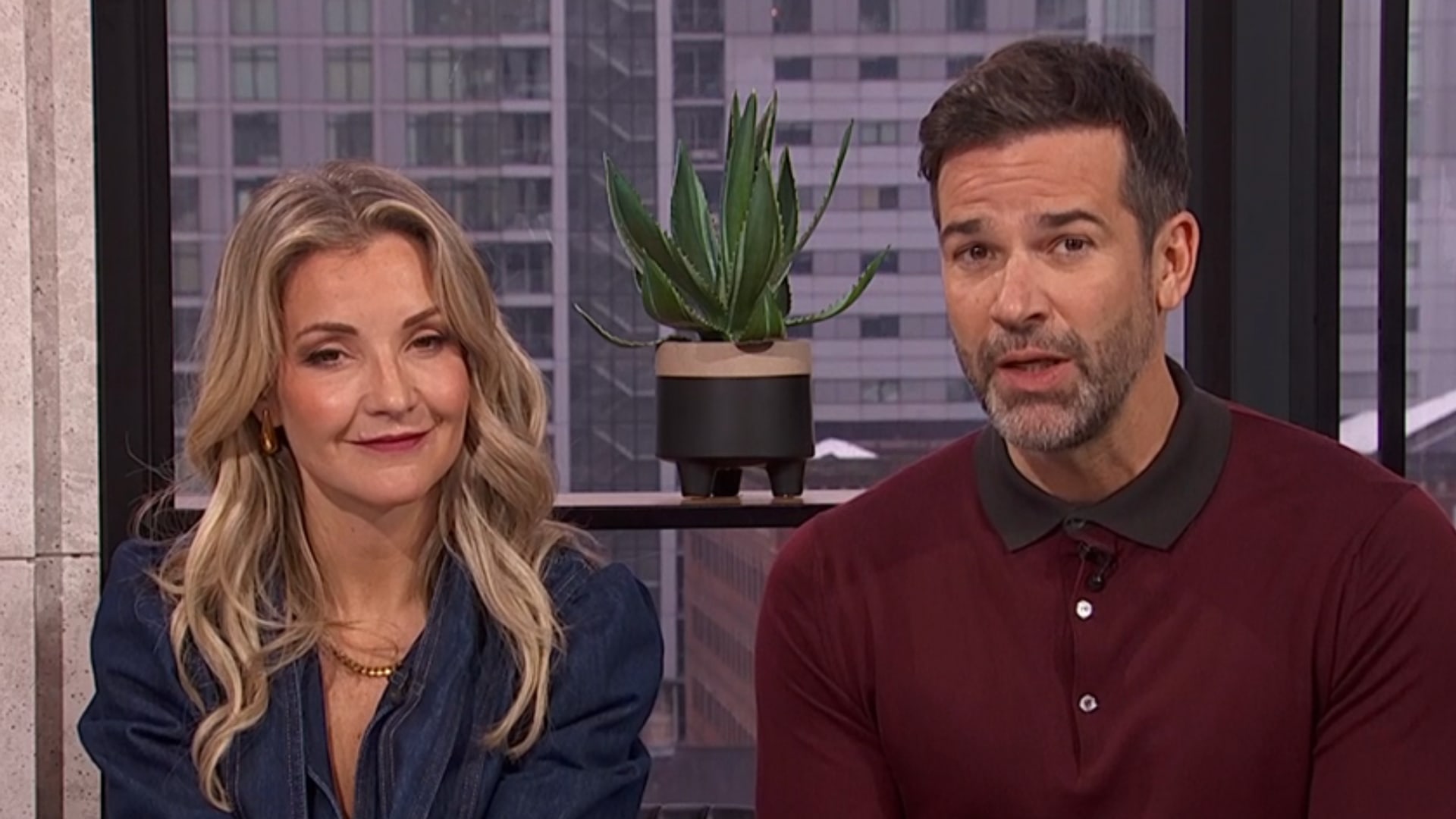 Helen Skelton and Gethin Jones on Morning Live