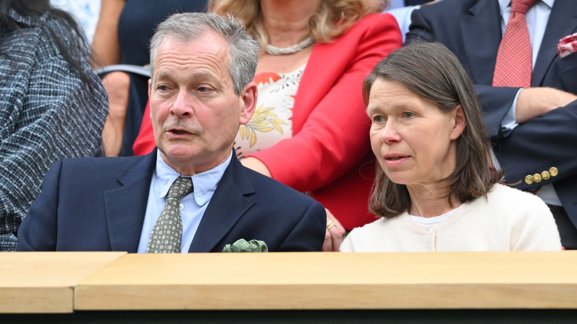 King Charles’ cousin Lady Sarah Chatto and husband Daniel enjoy rare date at Wimbledon’s royal box ahead of wedding anniversary