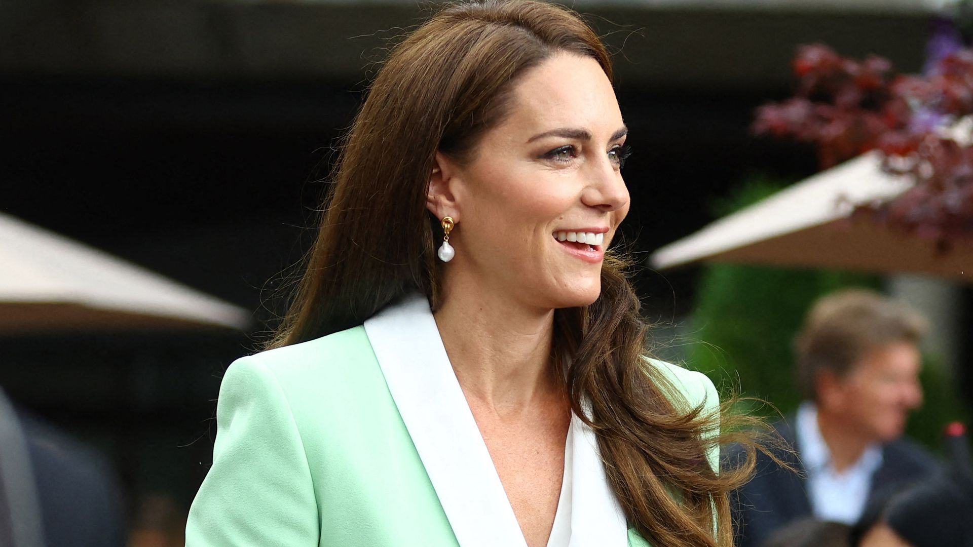 Princess Kate channels Princess Diana in mint blazer at Wimbledon