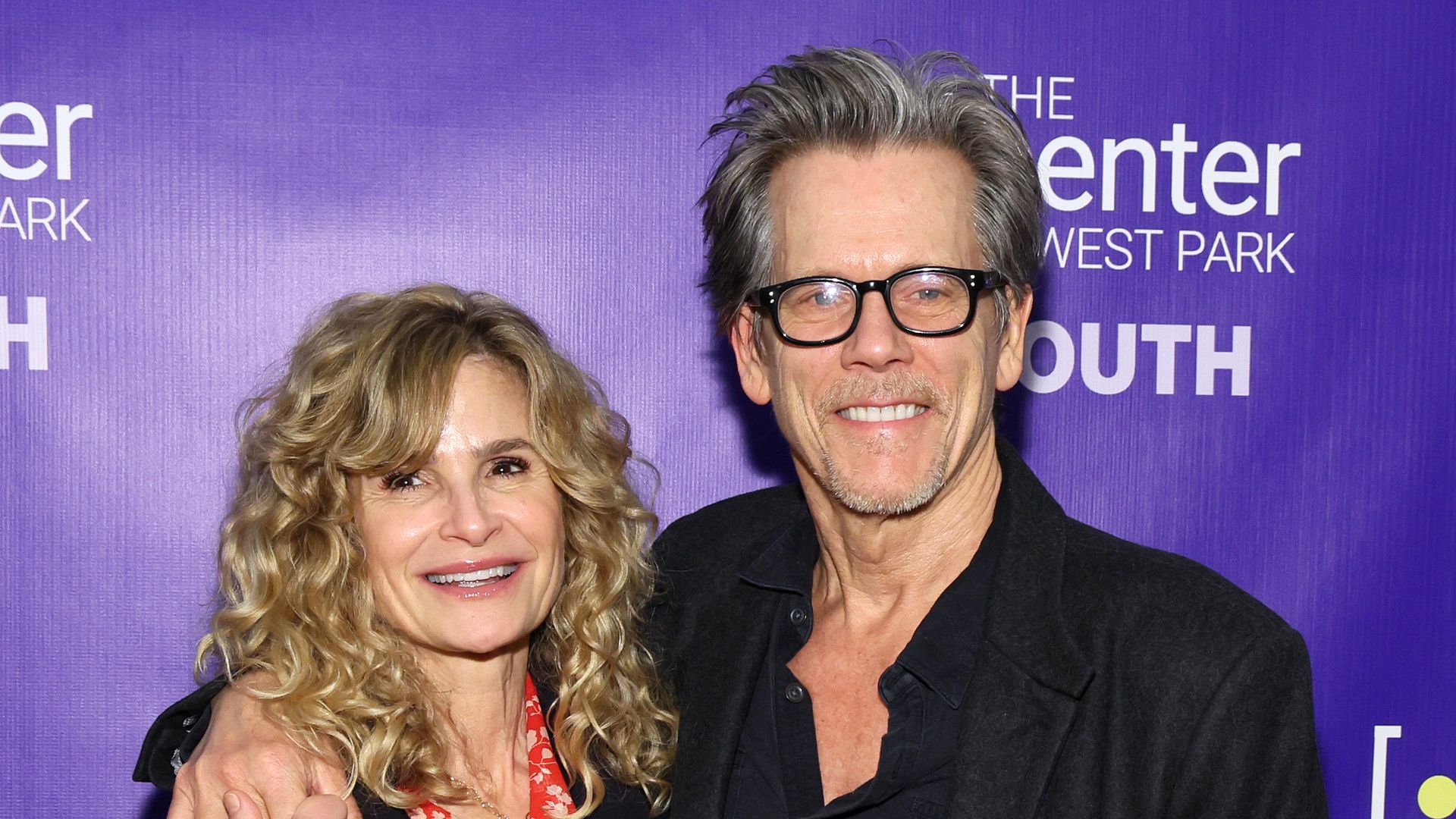 Kyra Sedgwick and Kevin Bacon attend The Center at West Park's "This Is Our Youth" benefit performance on November 16, 2023 in New York City