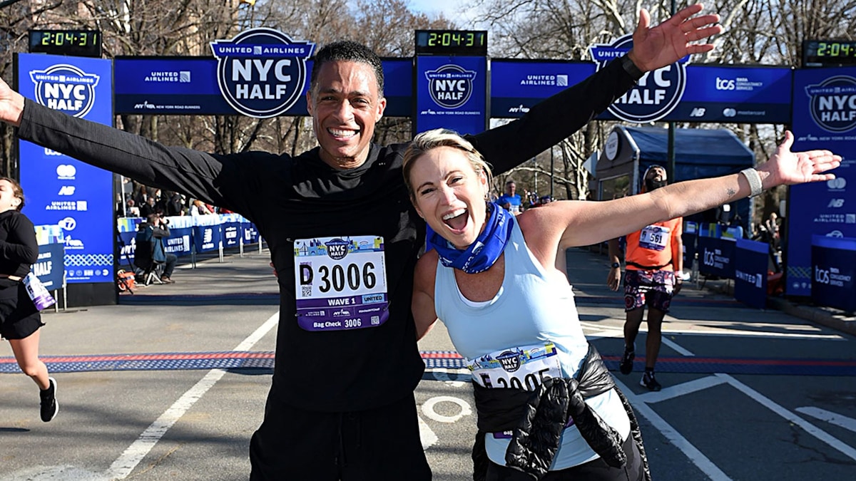 Amy Robach and T.J. Holmes Spotted Enjoying an Early Morning Workout