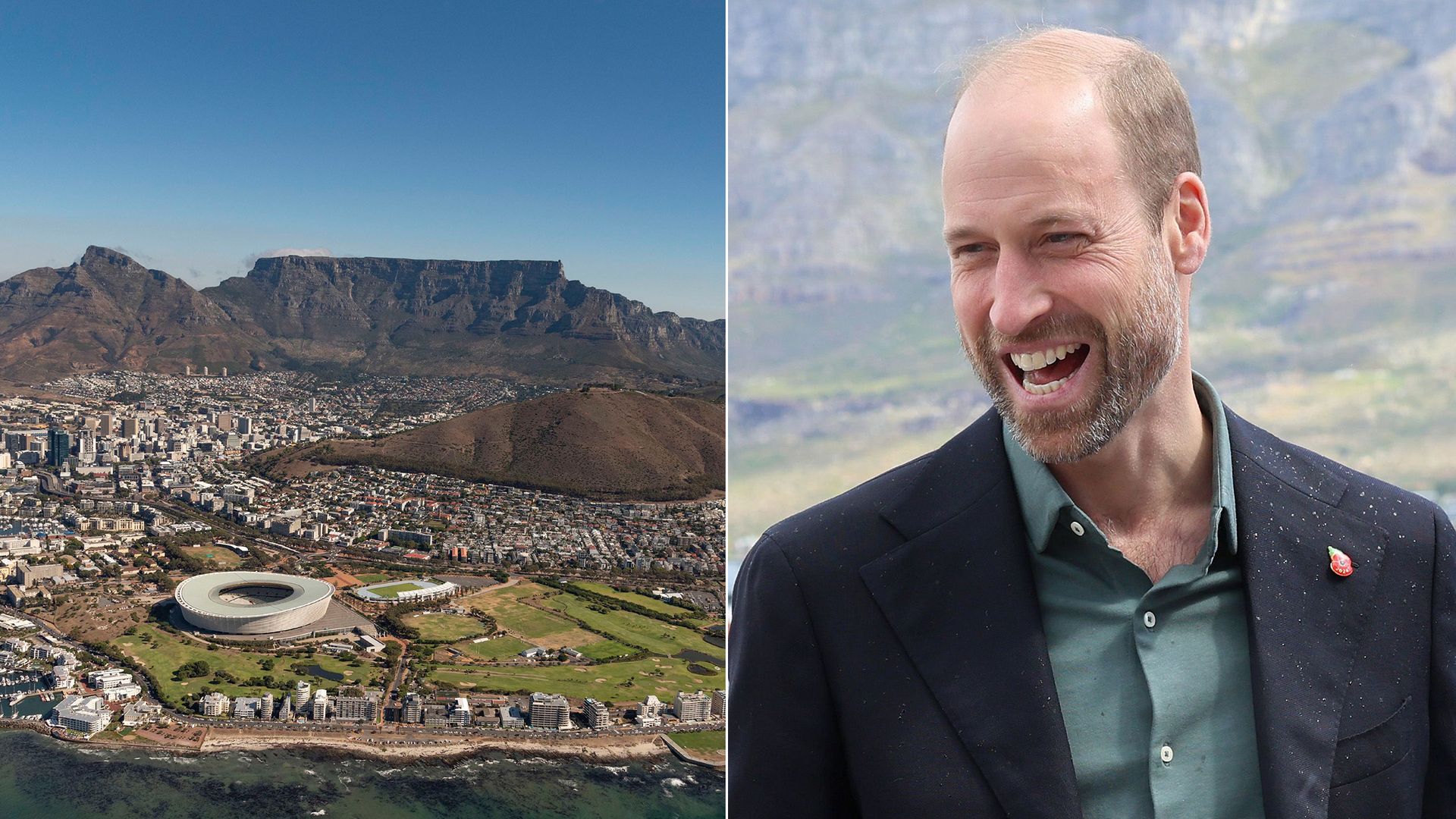 I followed in Prince William's footsteps by exploring Cape Town's natural beauty