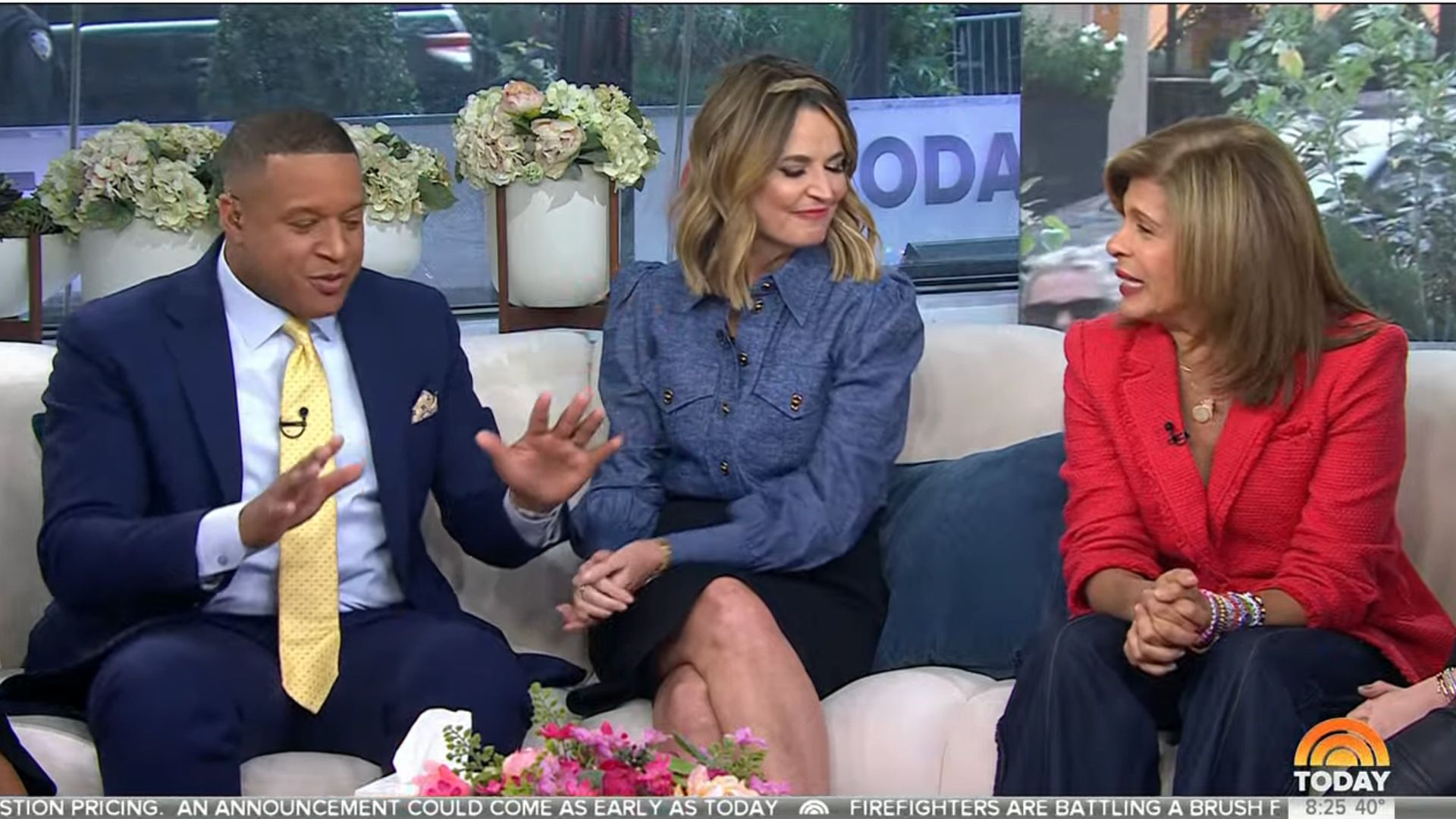 Watch Today's Hoda Kotb's reaction as Craig Melvin is announced as her replacement - here's when he takes over