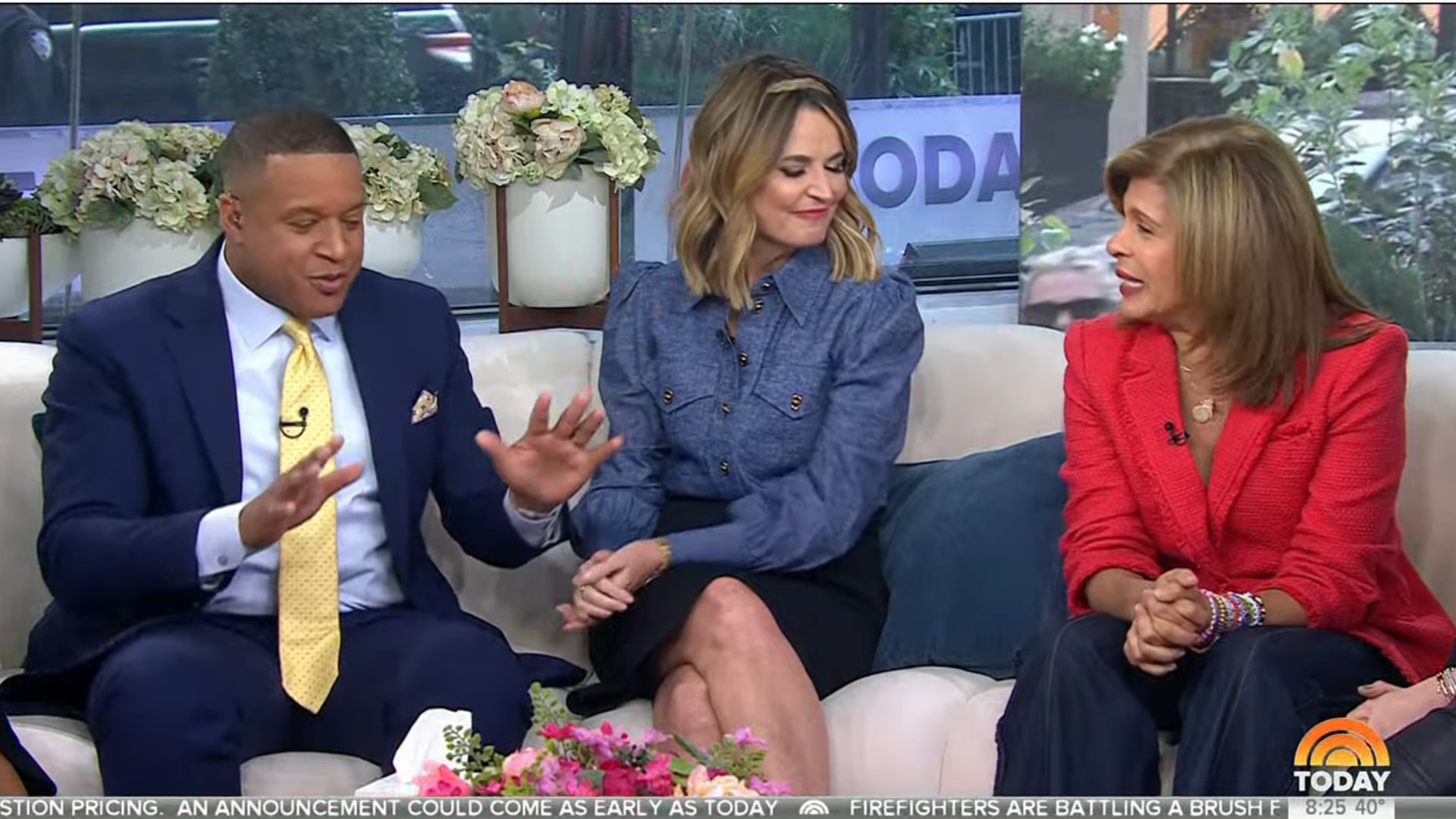 Watch Today’s Hoda Kotb’s reaction as Craig Melvin is announced as her replacement – here’s when he takes over