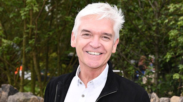 phillip schofield smiles for camera 