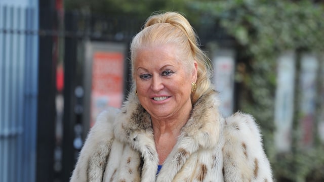 Kim Woodburn seen at the ITV Studios in 2017 
