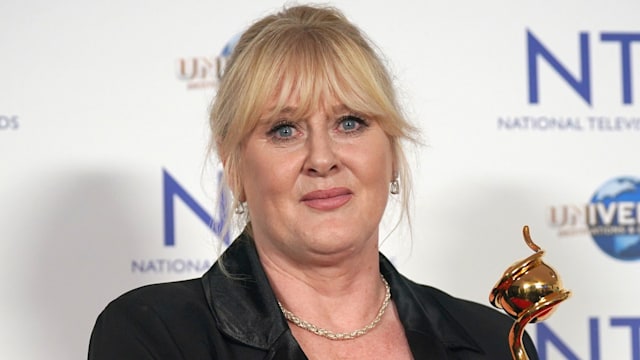 Sarah Lancashire, winner of the Special Recognition award and the Drama Performance award for her work in "Happy Valley"