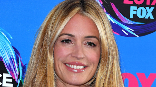 Cat Deeley in slightly grey shirt