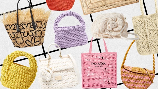 Assortment of crochet bags 