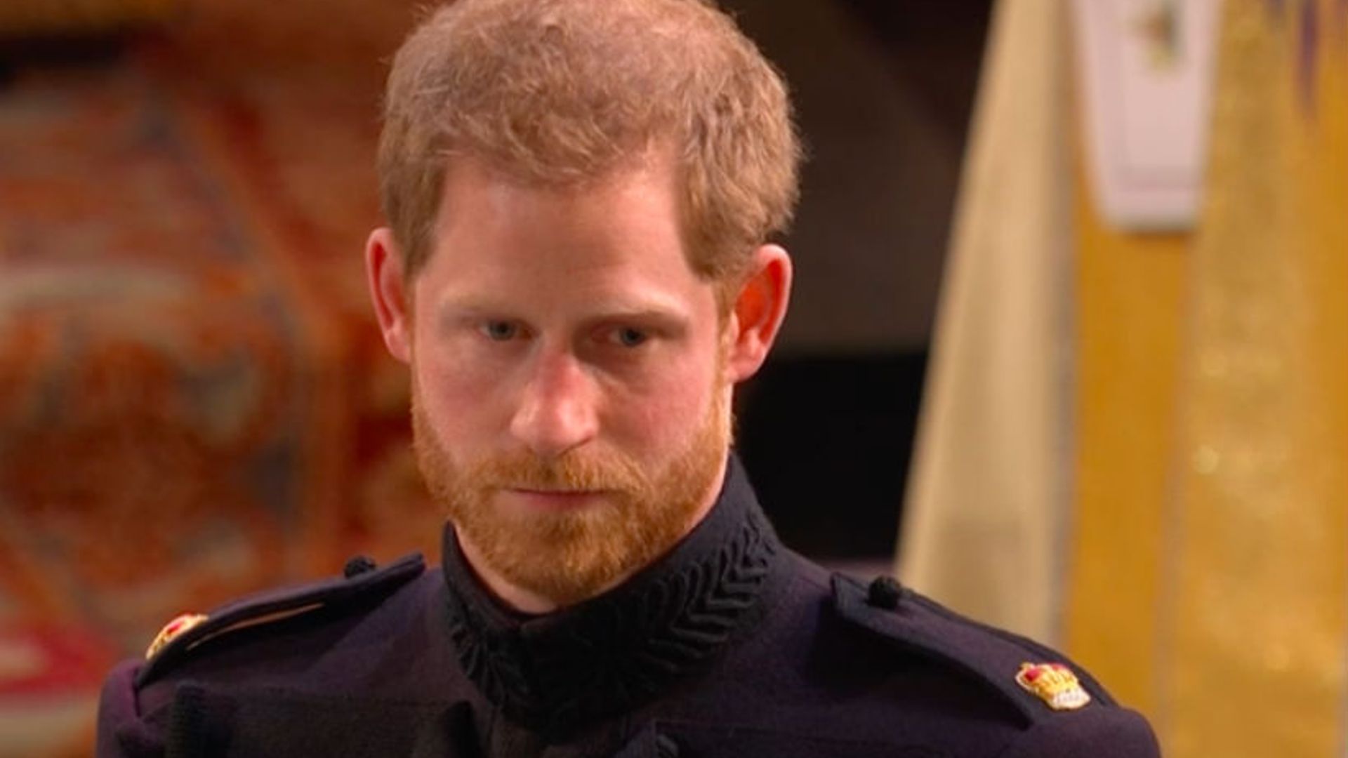 prince harry crying royal wedding