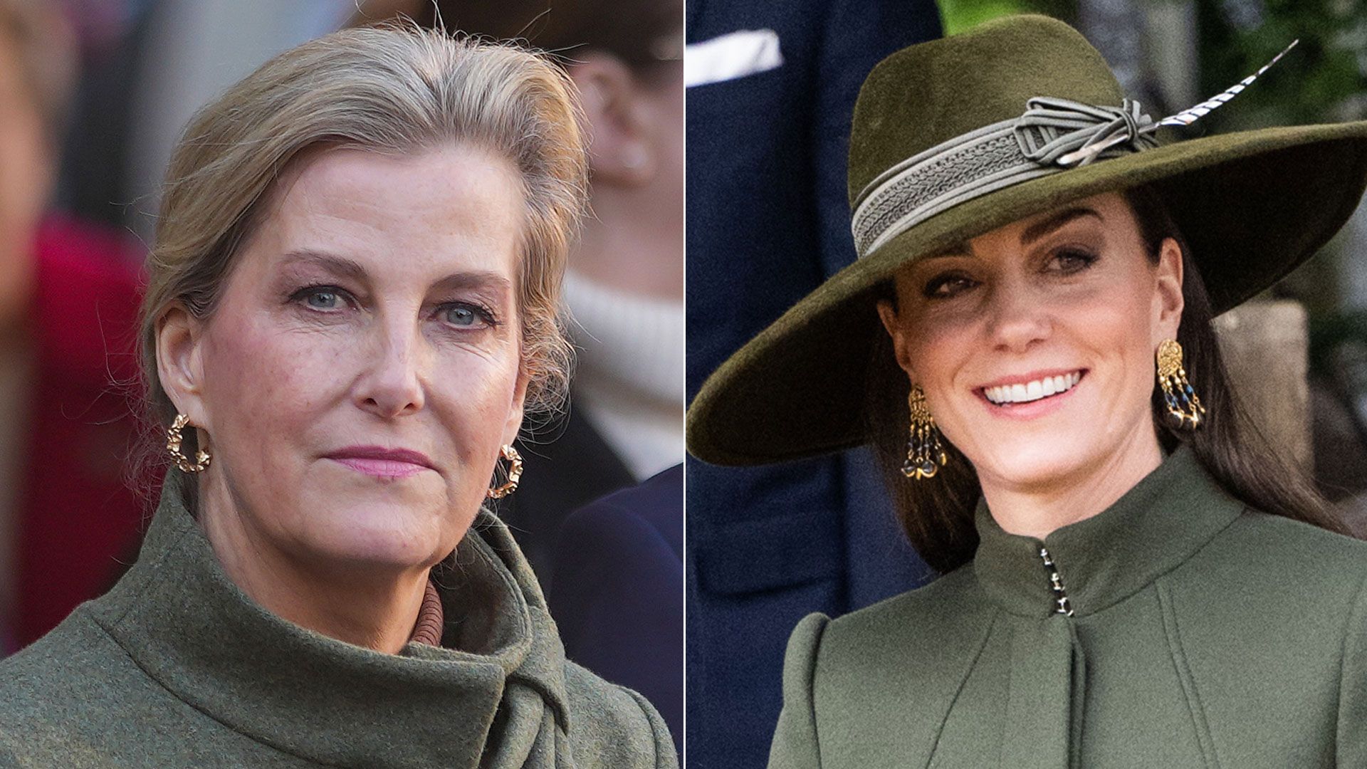 The Duchess of Edinburgh copies the Princess of Wales in coat dress 