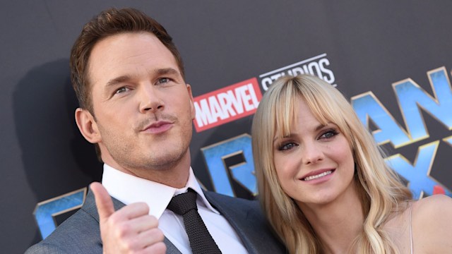 Actors Chris Pratt and Anna Faris arrive at the premiere of Disney and Marvel's 'Guardians of the Galaxy Vol. 2' at Dolby Theatre on April 19, 2017 in Hollywood, California