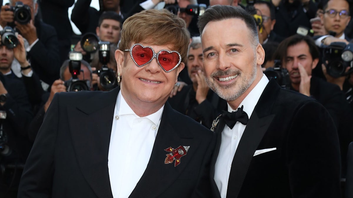 Elton John and David Furnish mark end of family summer holiday with ...