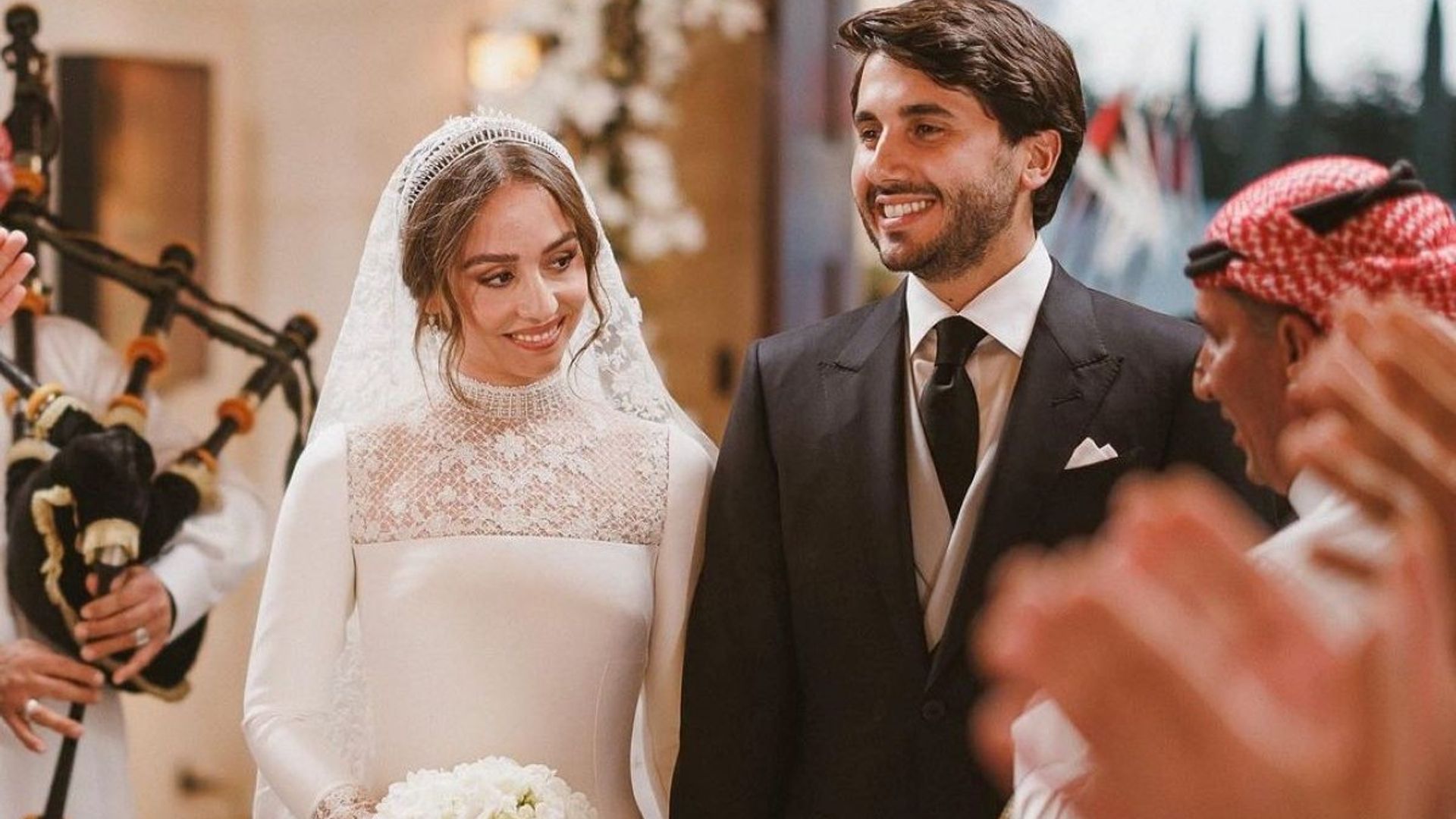 Princess Iman of Jordan Is Married! All About Her Bridal Style, Tiara