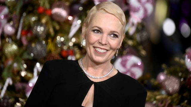 Olivia Colman attends the "Wonka" World Premiere at The Royal Festival Hall on November 28, 2023 in London, England. (Photo by Gareth Cattermole/Getty Images for Warner Bros. Pictures)