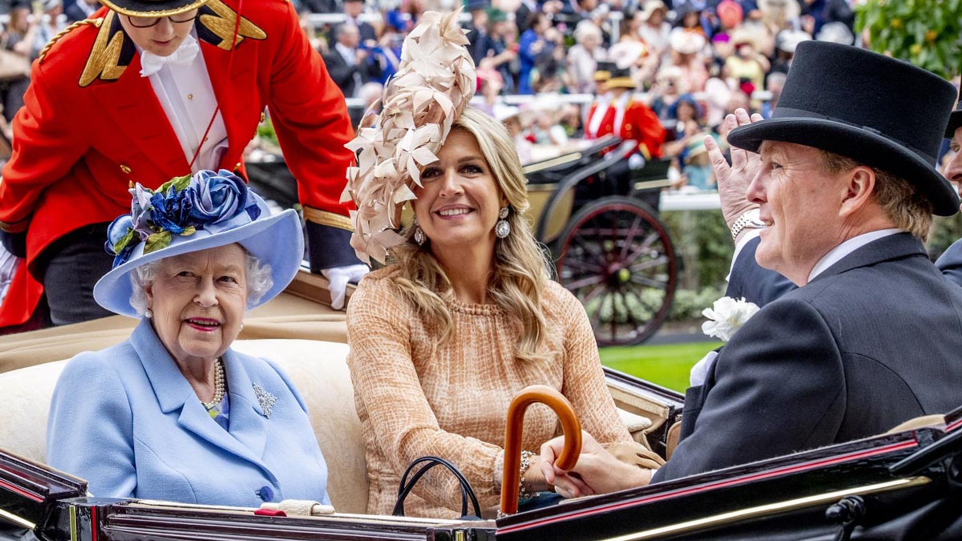 the queen with queen maxima