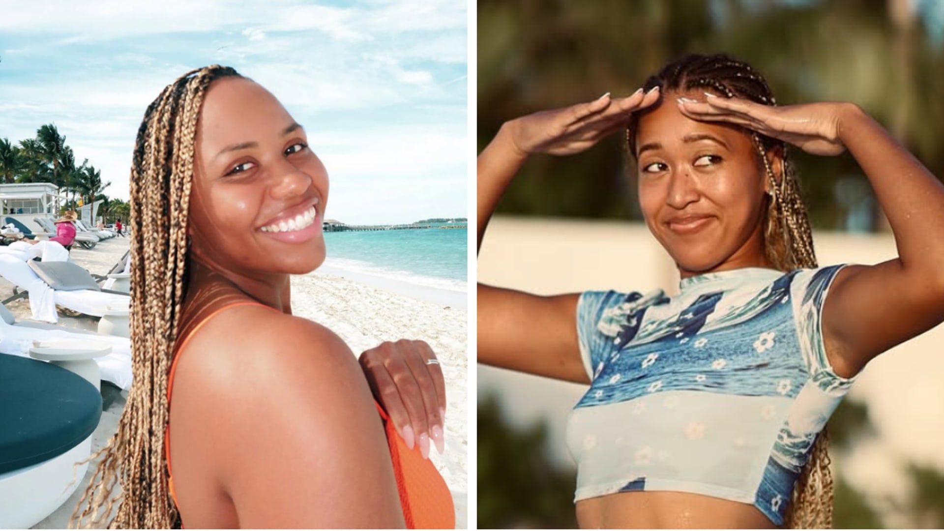 naomi osaka taylor townsend split image