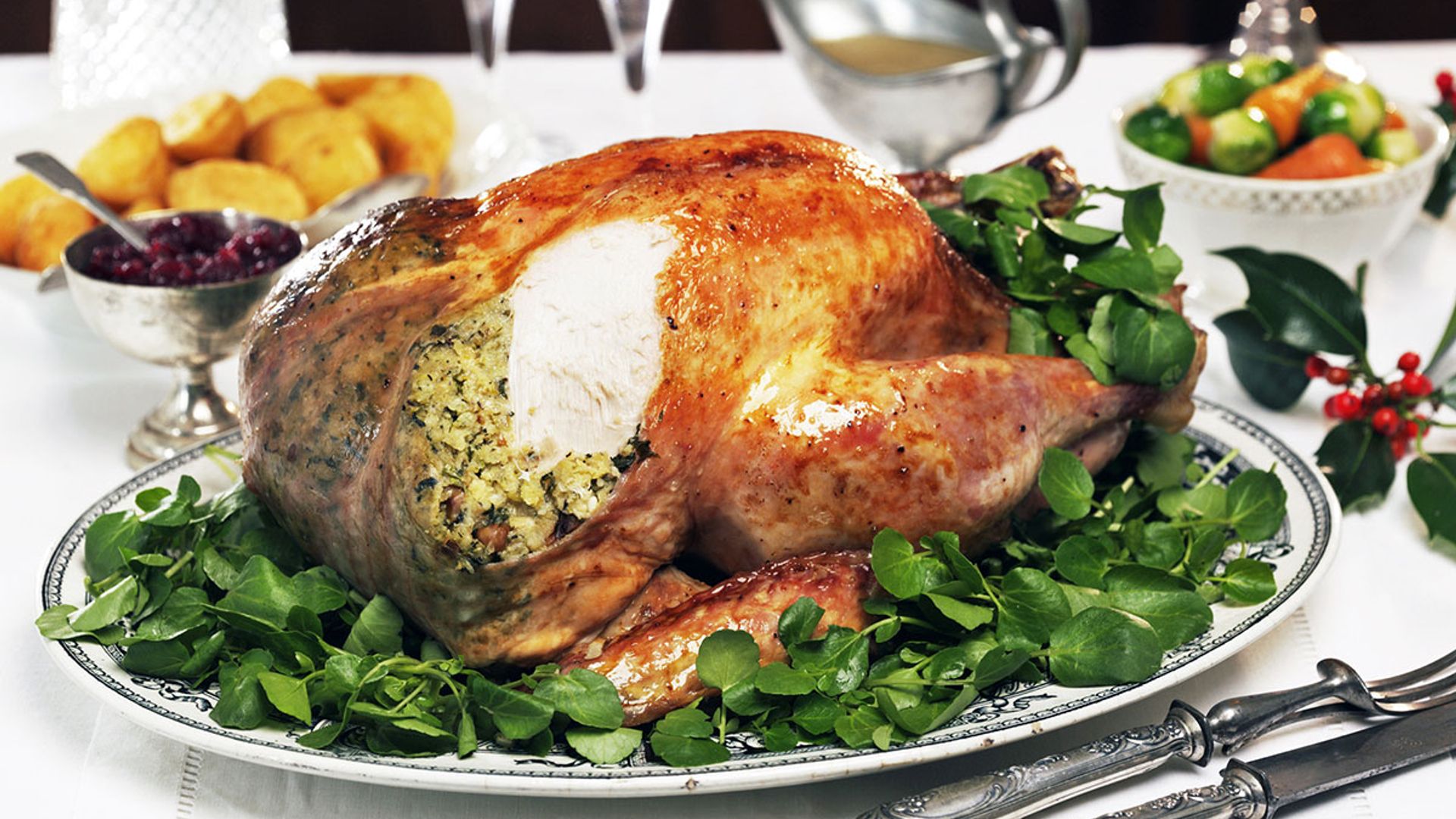 This roast Turkey recipe comes with the most delicious Christmas twist