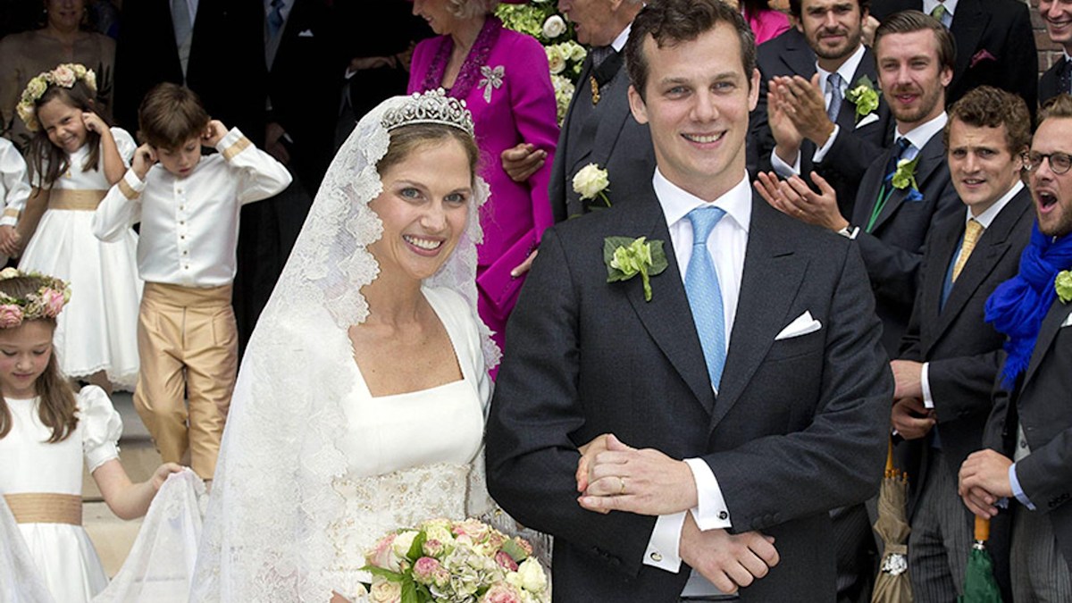 Princess Alix de Ligne marries Guillaume de Dampierre in Belgium | HELLO!