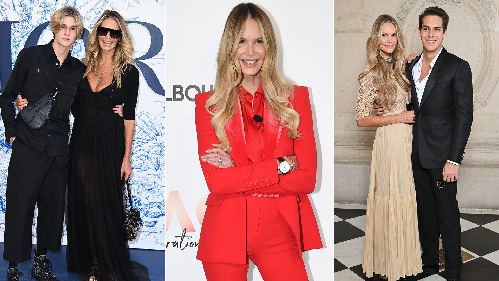 Meet Elle Macpherson's towering model sons Flynn and Cy - best photos