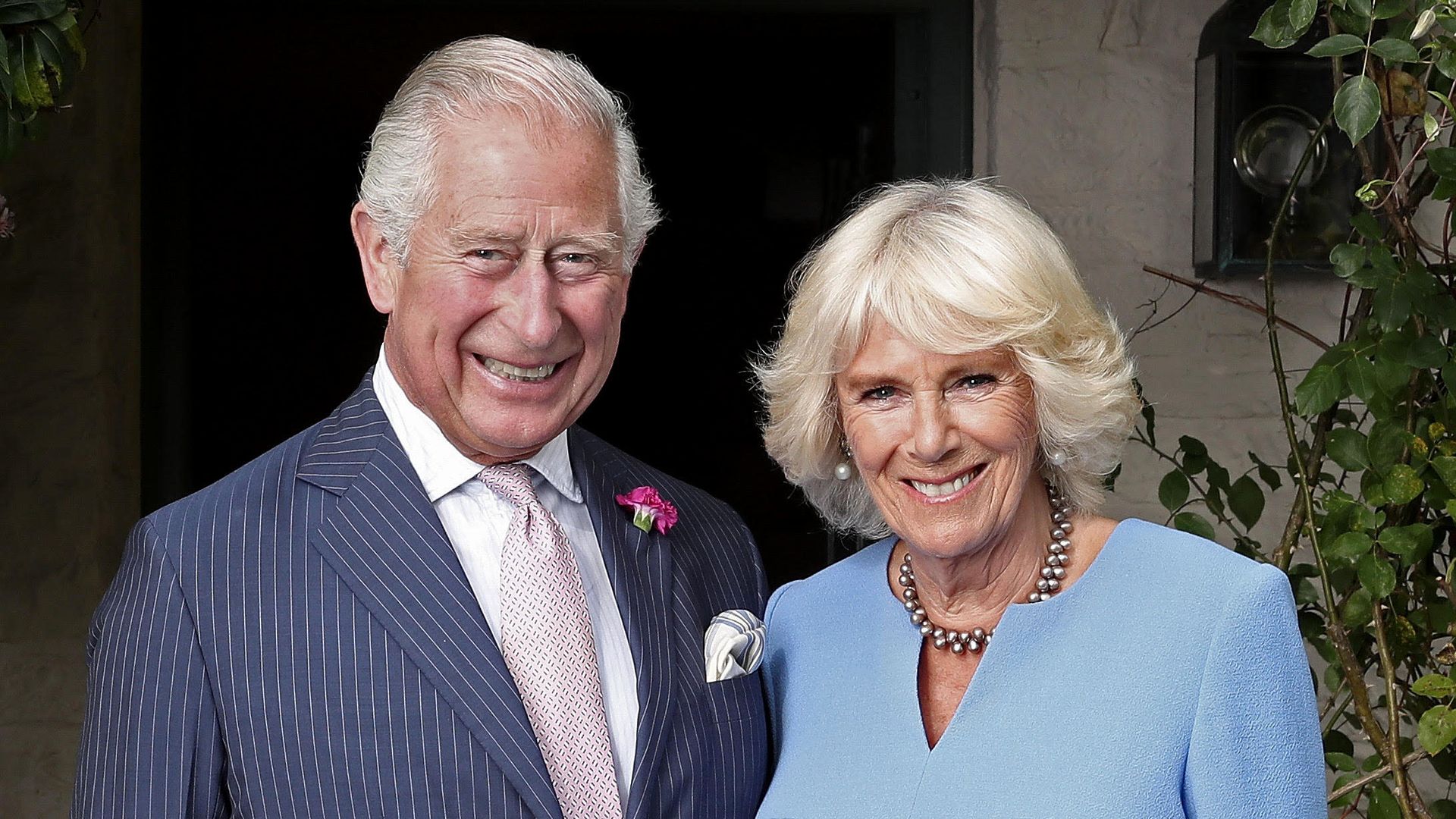 King Charles and Queen Camilla in Wales in 2019