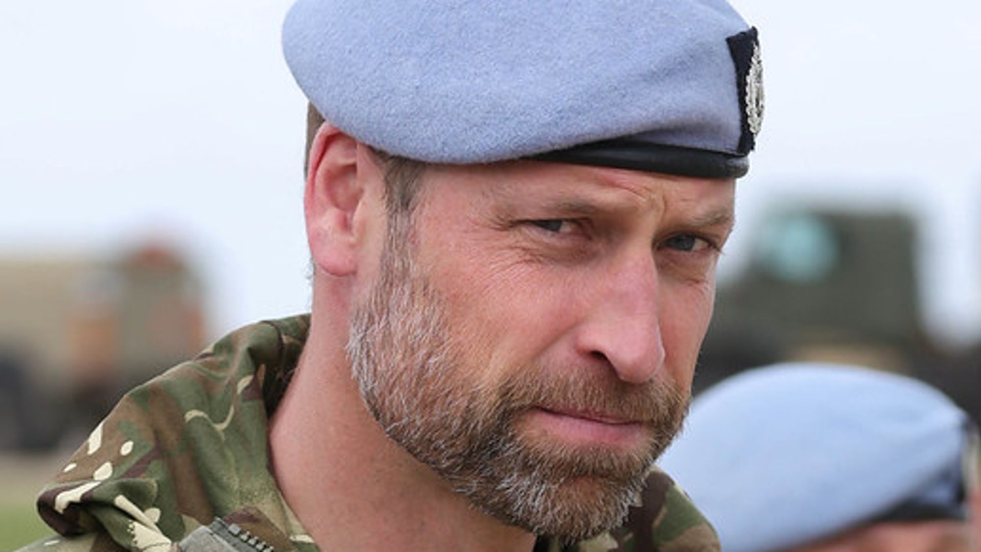 prince william in beret and army gear