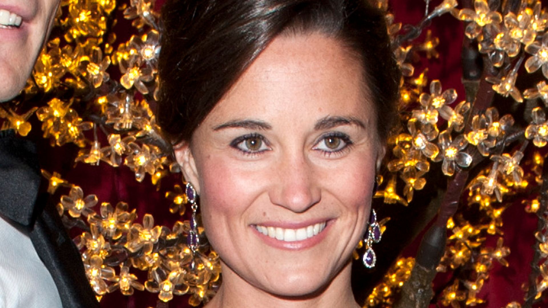 Pippa Middleton beside Nico Jackson in black tie 