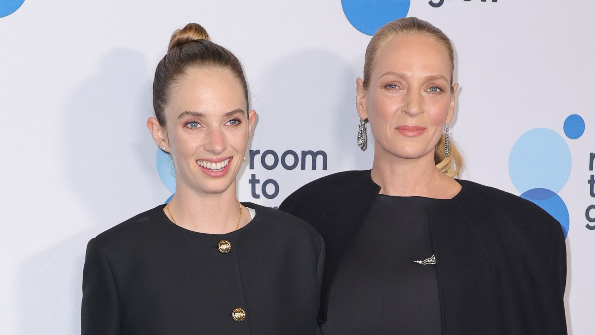 Maya Hawke and Uma Thurman at the Room To Grow 25th Anniversary gala 