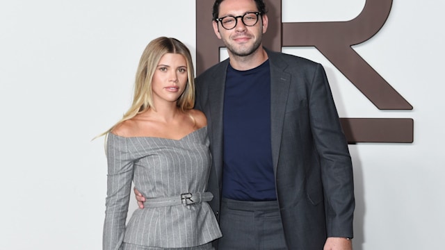 Sofia Richie and Elliot Grainge at the Ralph Lauren Spring 2024 Ready To Wear Fashion Show at the Brooklyn Navy Yard on September 8, 2023 in Brooklyn, New York. (Photo by Gilbert Flores/WWD via Getty Images)