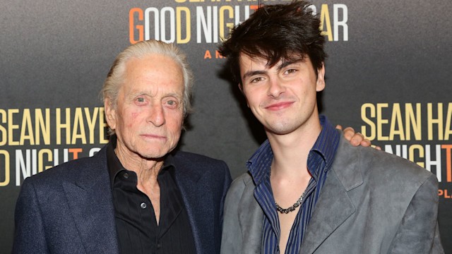 Michael Douglas with son Dylan Douglas 