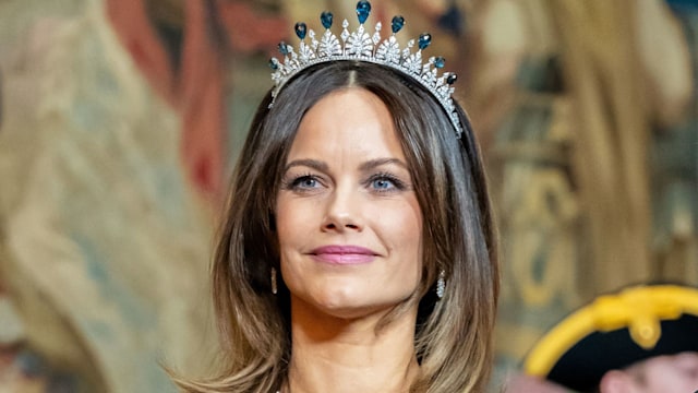 Princess Sofia wearing a tiara