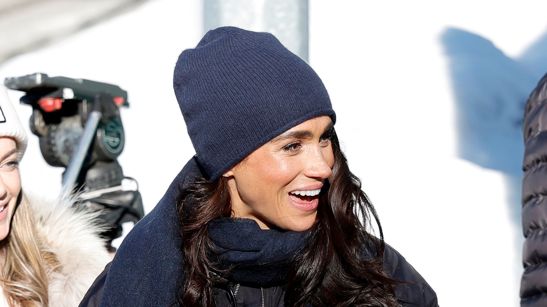 Meghan, Duchess of Sussex attends Invictus Games Vancouver Whistlers 2025's One Year To Go Winter Training Camp on February 15, 2024 in Whistler, British Columbia.