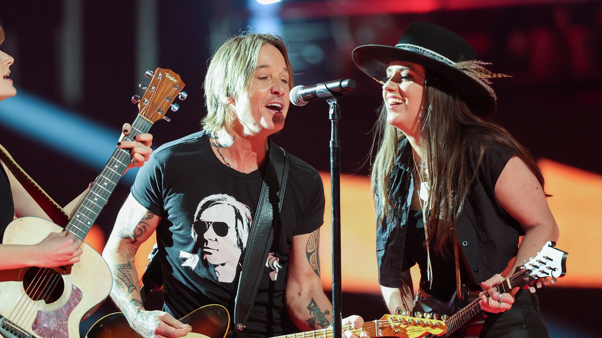 Keith and Maggie Baugh perform onstage