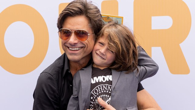 John Stamos and Billy Stamos attend the P.S. ARTS 'Express Yourself 2022' event at Fox Studio Lot on May 21, 2022 in Los Angeles, California