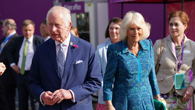 King Charles and Queen Camilla at the RHS Chelsea Flower Show