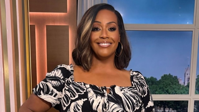 Alison Hammond looked chic and stylish on Friday 11 July wearing a shell print dress