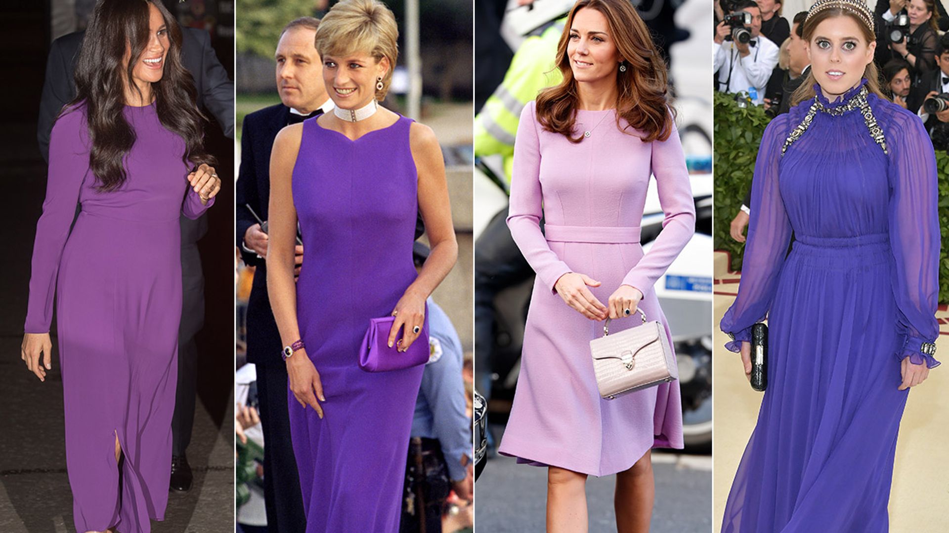 12 royals wearing purple: Princess Kate, Princess Diana and more