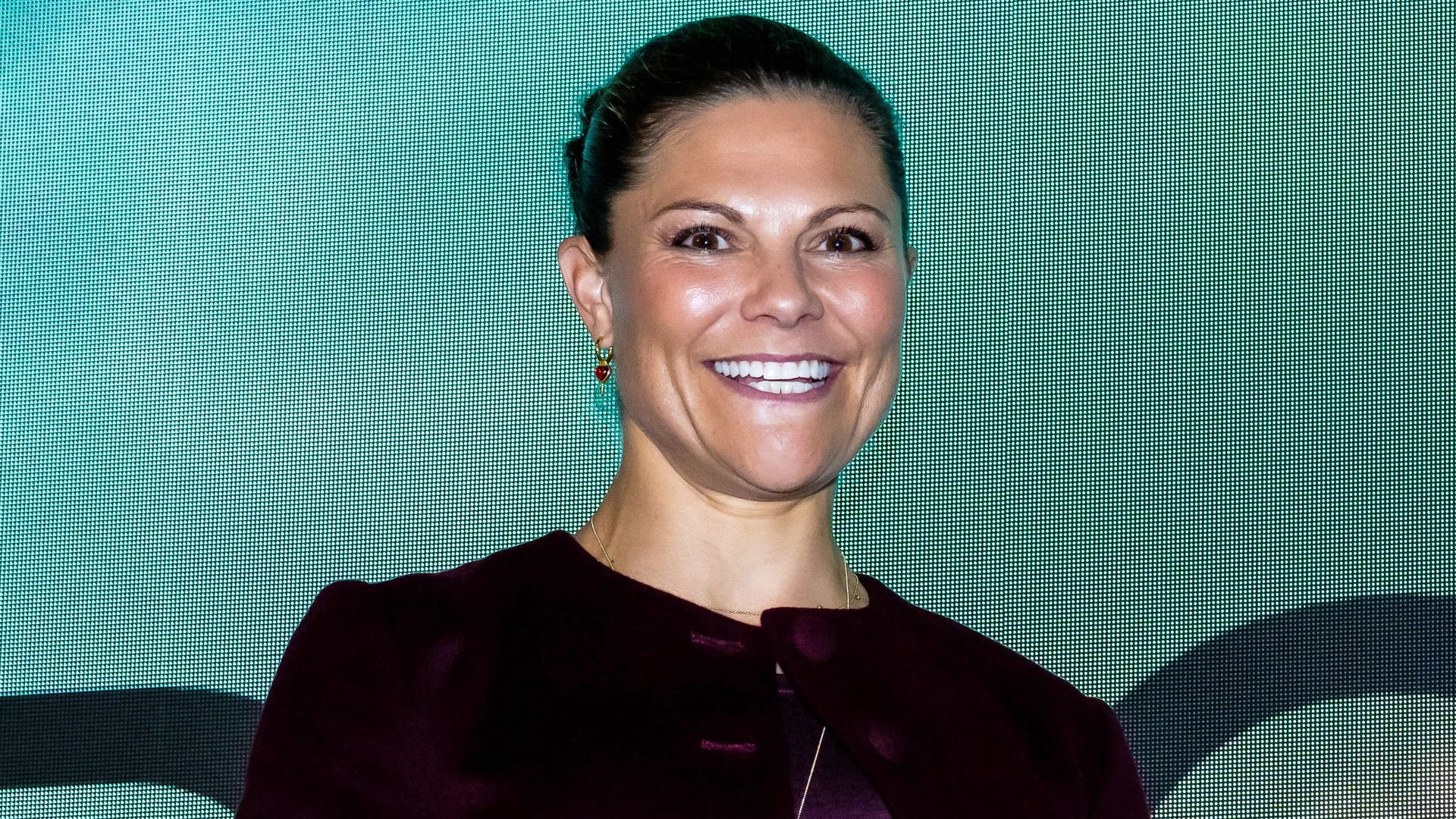 crown princess victoria in purple 