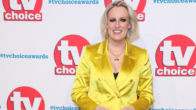 Steph McGovern attends the TV Choice Awards 2024 at The London Hilton on Park Lane on February 12, 2024 in London, England